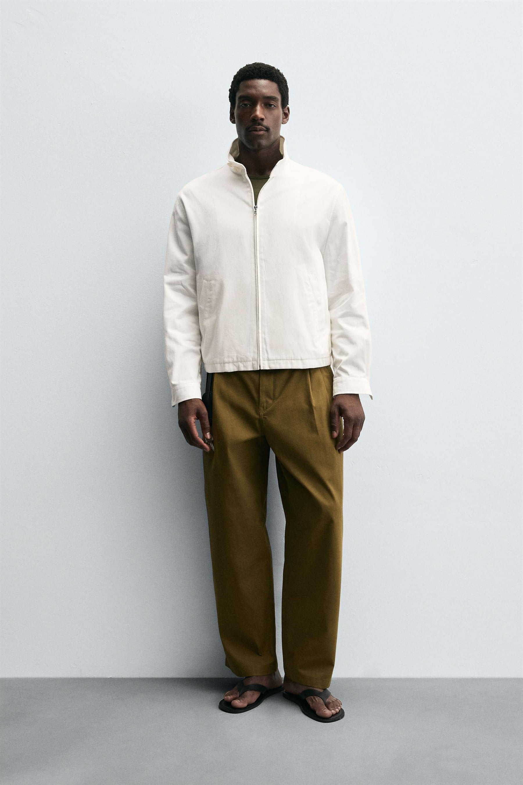 LIGHTWEIGHT REGULAR FIT JACKET - Image 1