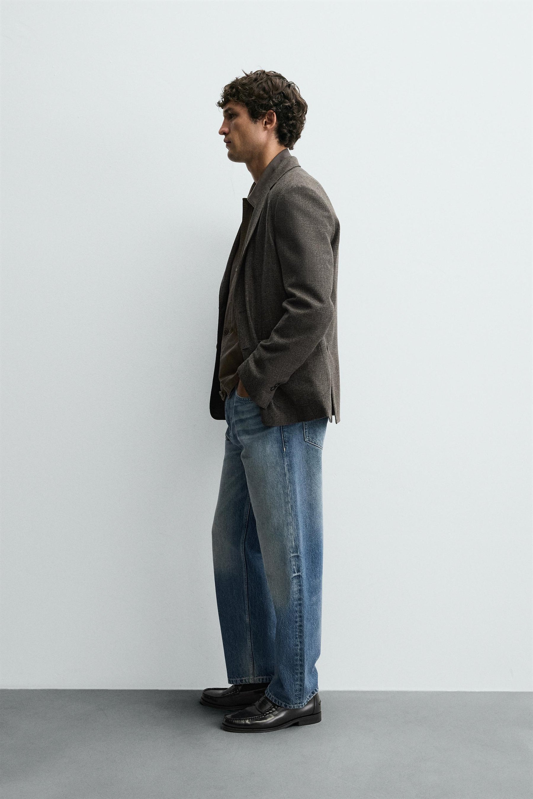 WOOL TEXTURED BLAZER - Image 4