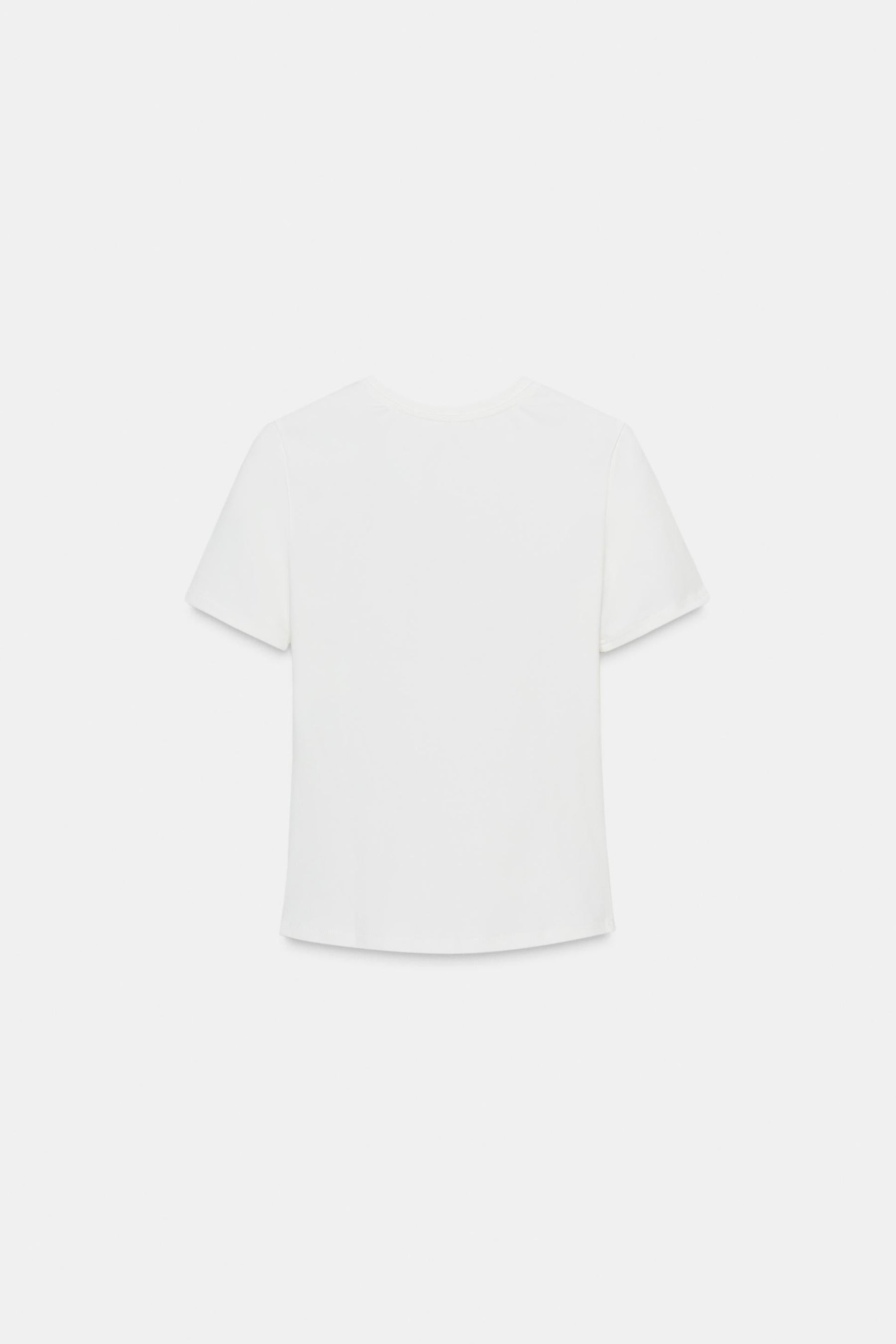 Rhinestone Slogan T-Shirt