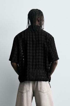 JACQUARD NEEDLE-PUNCH SHIRT - Image 3