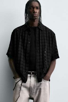 JACQUARD NEEDLE-PUNCH SHIRT - Image 6