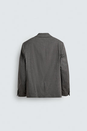 HERRINGBONE SUIT BLAZER - Image 7