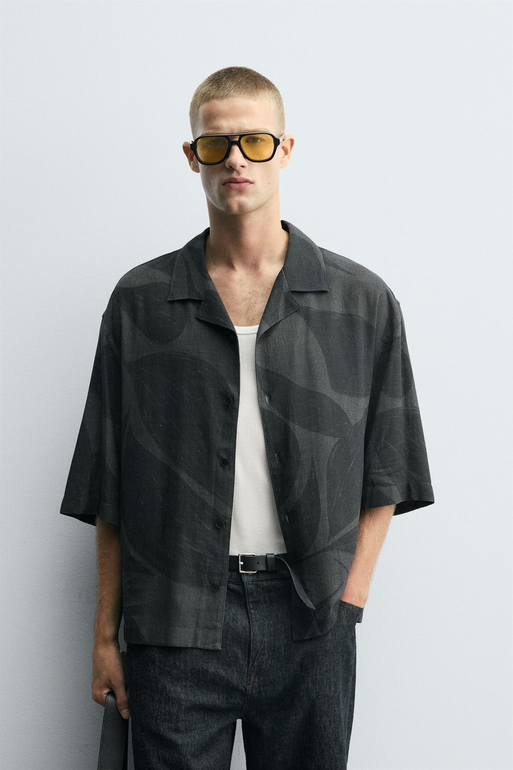 VISCOSE/LINEN SHIRT - Image 2