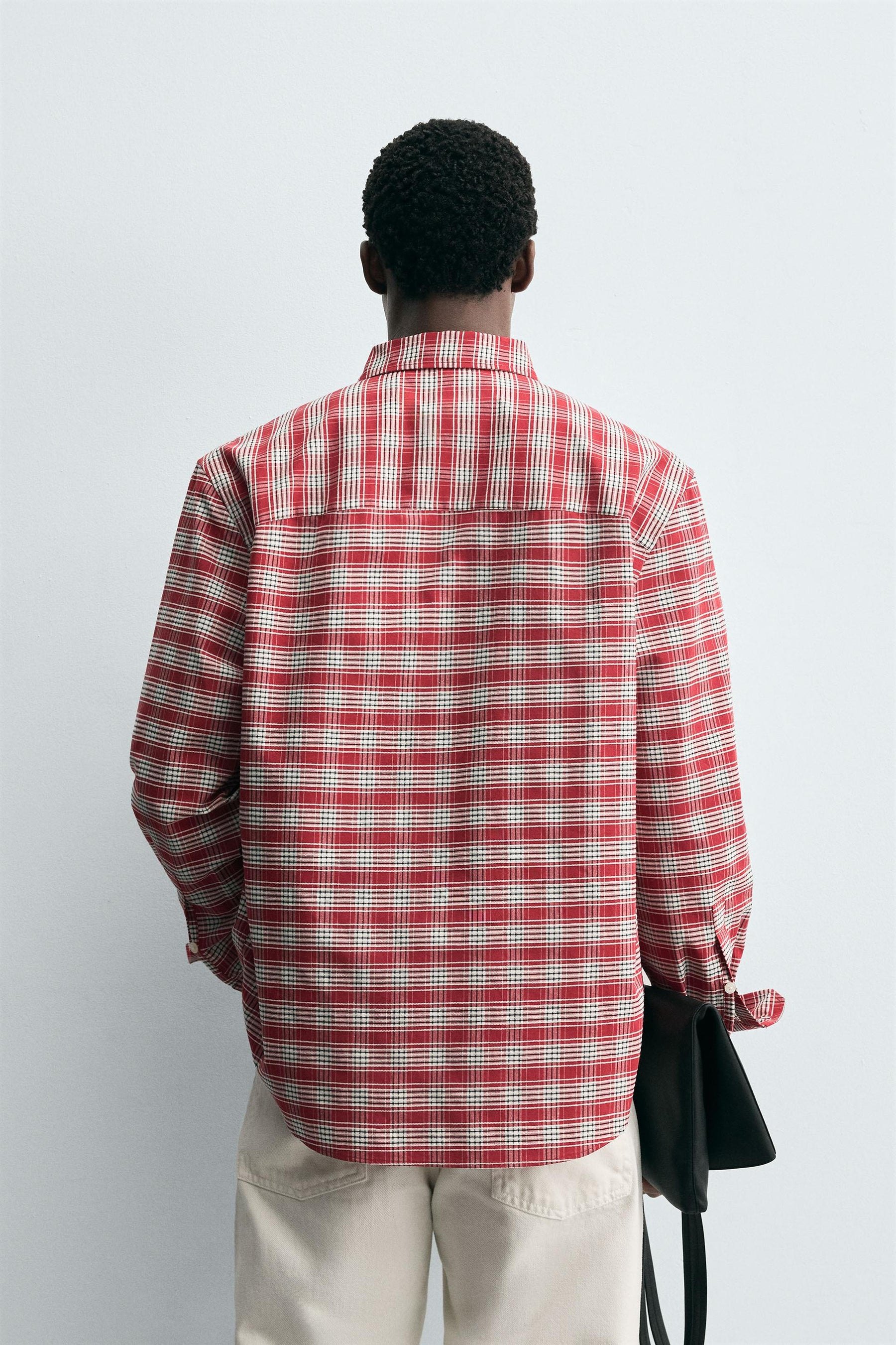 CHECK BUTTON-DOWN COLLAR SHIRT - Image 3
