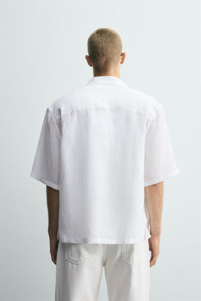 100% LINEN KIMONO SHIRT - Image 3