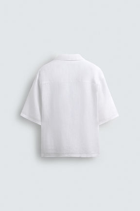 100% LINEN KIMONO SHIRT - Image 7