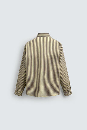 STRIPED FLOWING SHIRT - Image 7