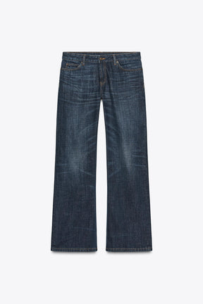 Low-Rise Bootcut Jeans