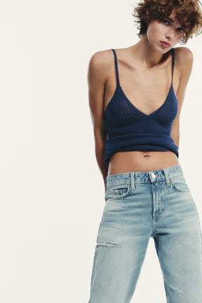 WIDE-LEG MID-WAIST JEANS