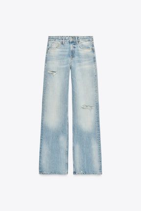WIDE-LEG MID-WAIST JEANS