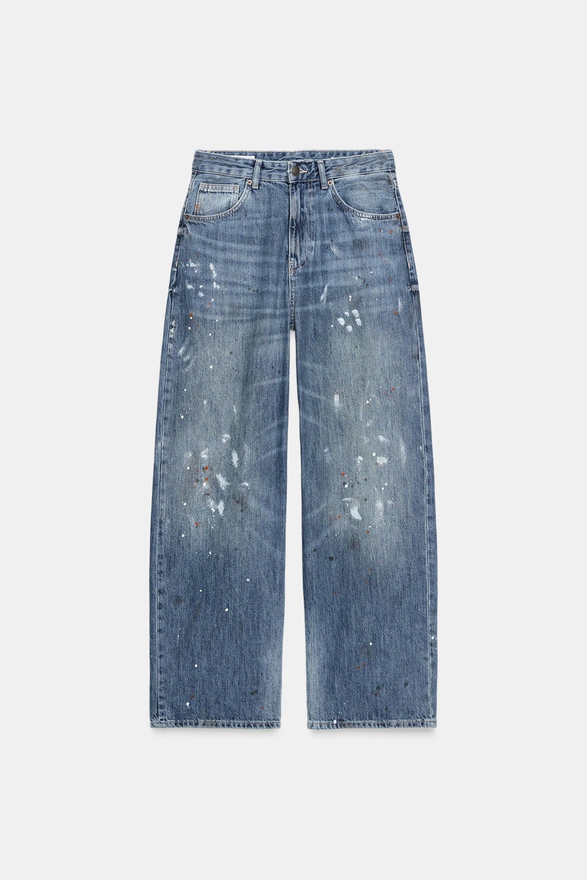 Loose High-Waist Jeans
