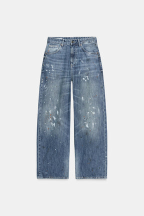 Loose High-Waist Jeans