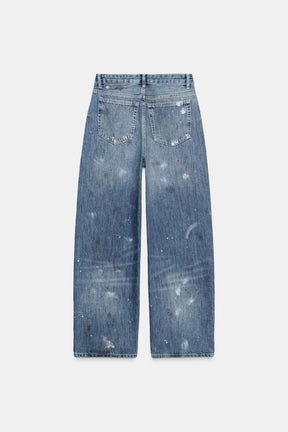 Loose High-Waist Jeans