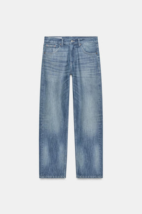 Tapered Baggy Low-Rise Jeans