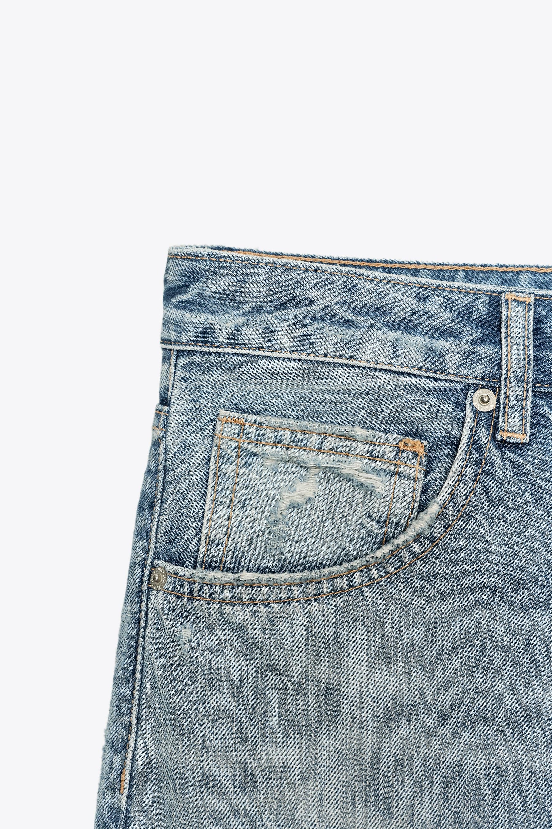 MID-WAIST BAGGY JEANS