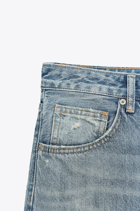 MID-WAIST BAGGY JEANS