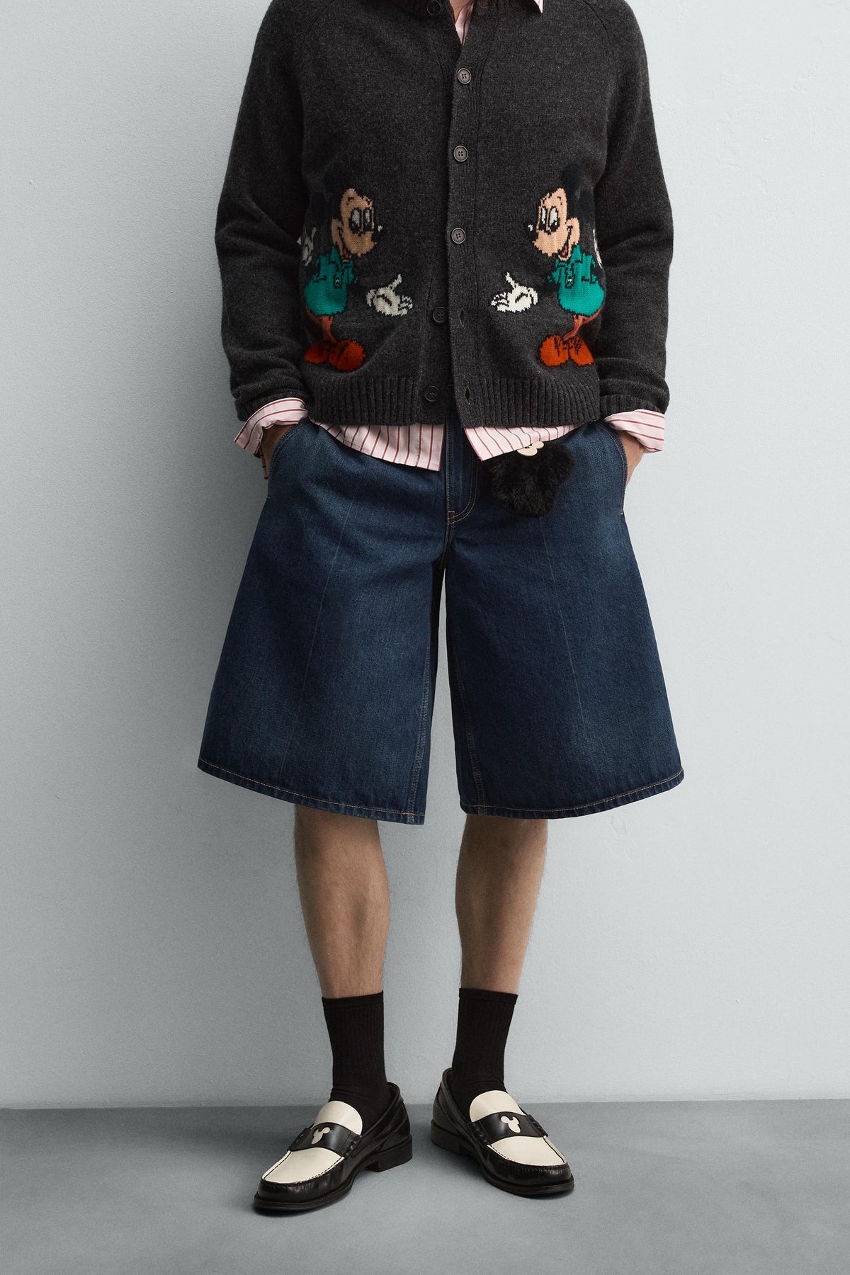 DENIM BERMUDA JORTS HARRY LAMBERT FOR X DISNEY - Image 2