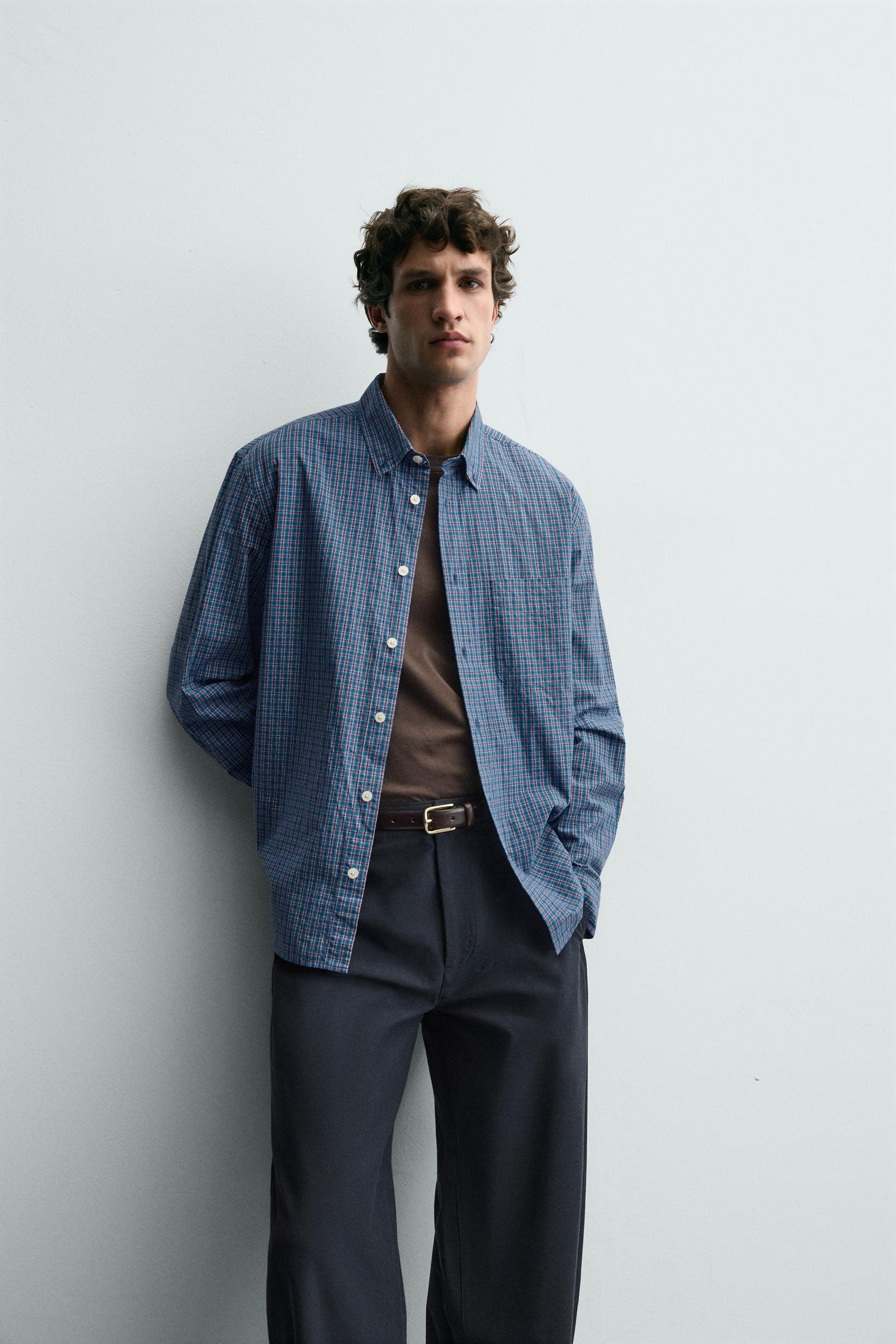 CHECK SHIRT WITH POCKET - Image 6