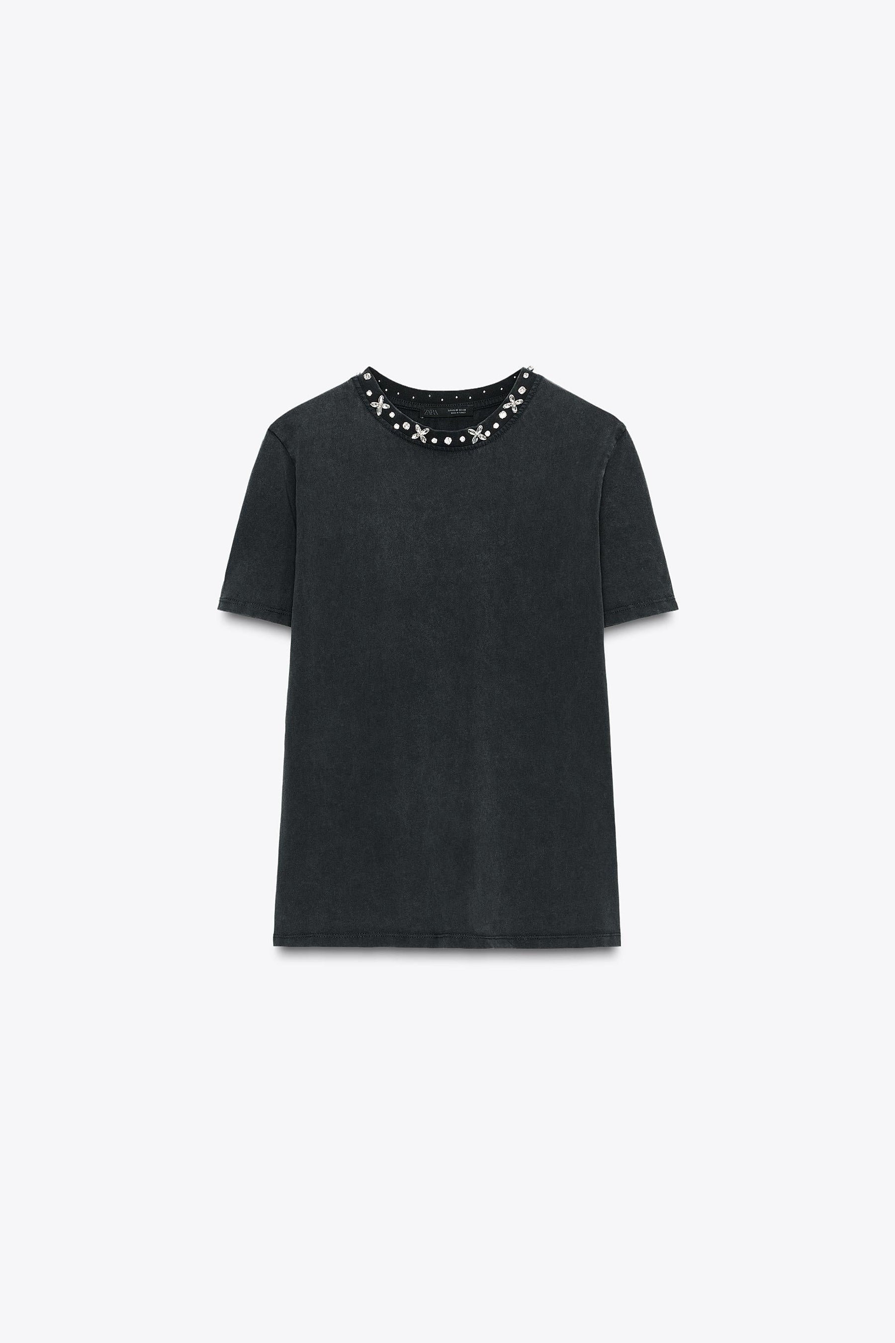 Faded-Effect T-Shirt