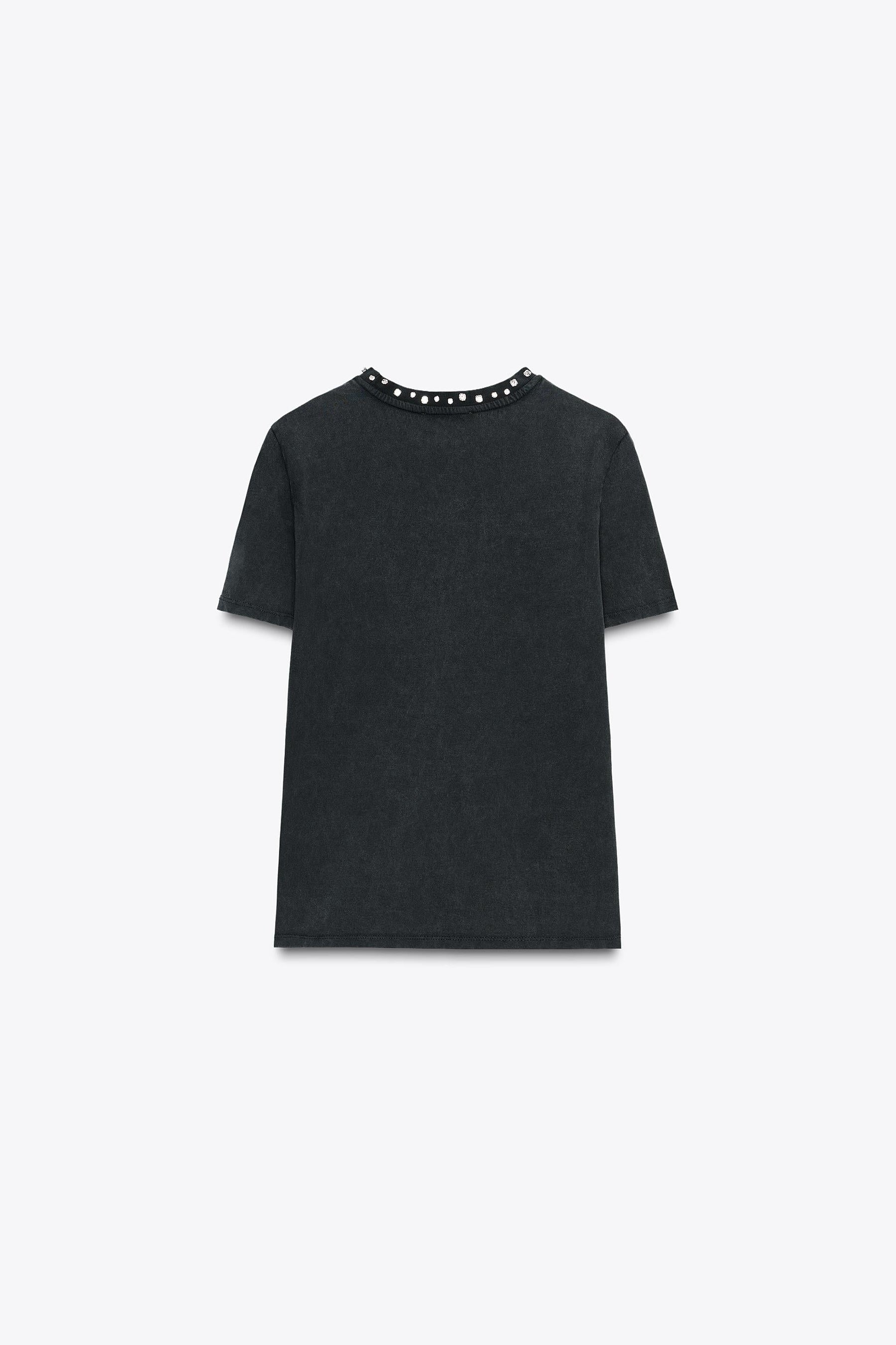 Faded-Effect T-Shirt