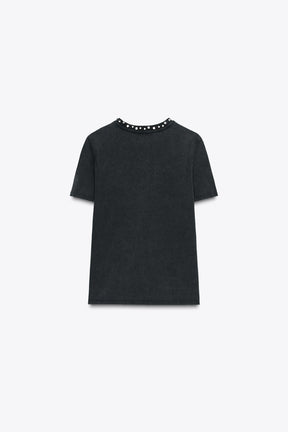 Faded-Effect T-Shirt