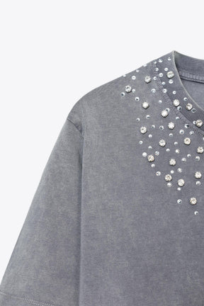 Faded-Effect T-Shirt