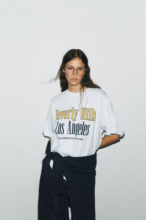 T-SHIRT WITH SLOGAN