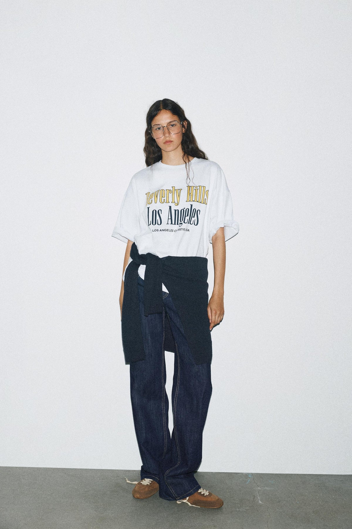 T-SHIRT WITH SLOGAN