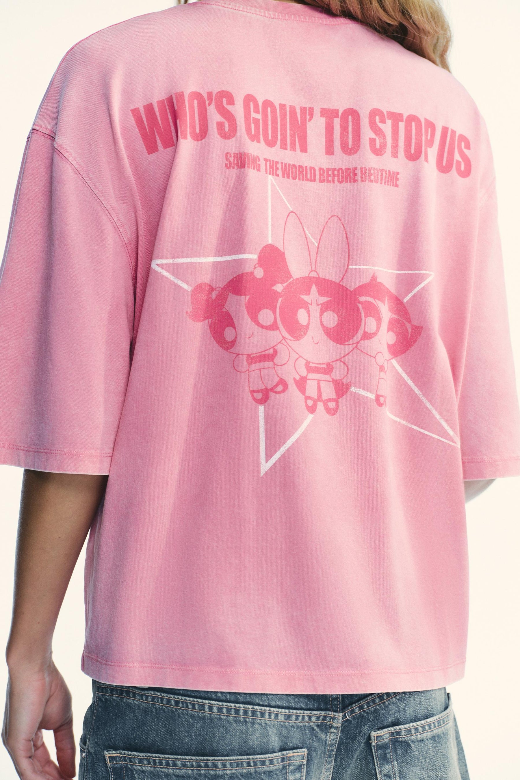 Faded-effect T-shirt