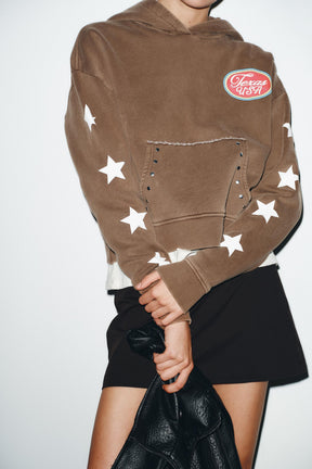 SLOGAN PRINT HOODIE