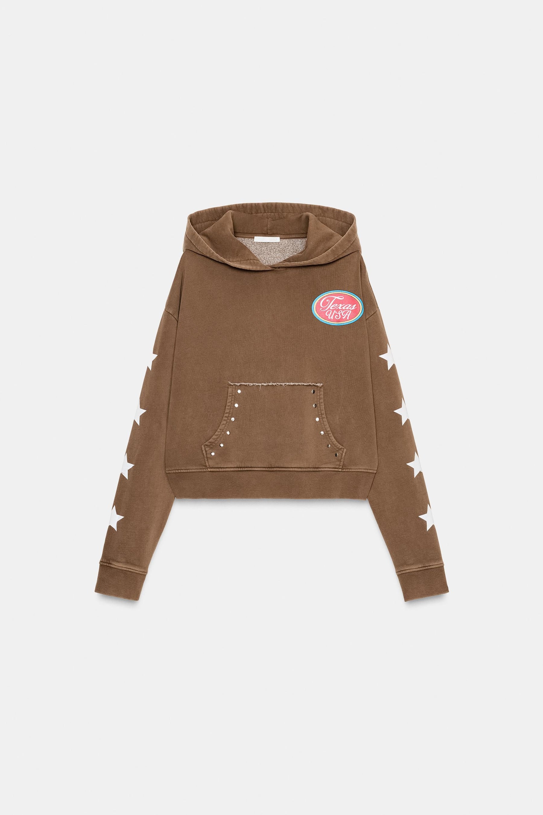 SLOGAN PRINT HOODIE