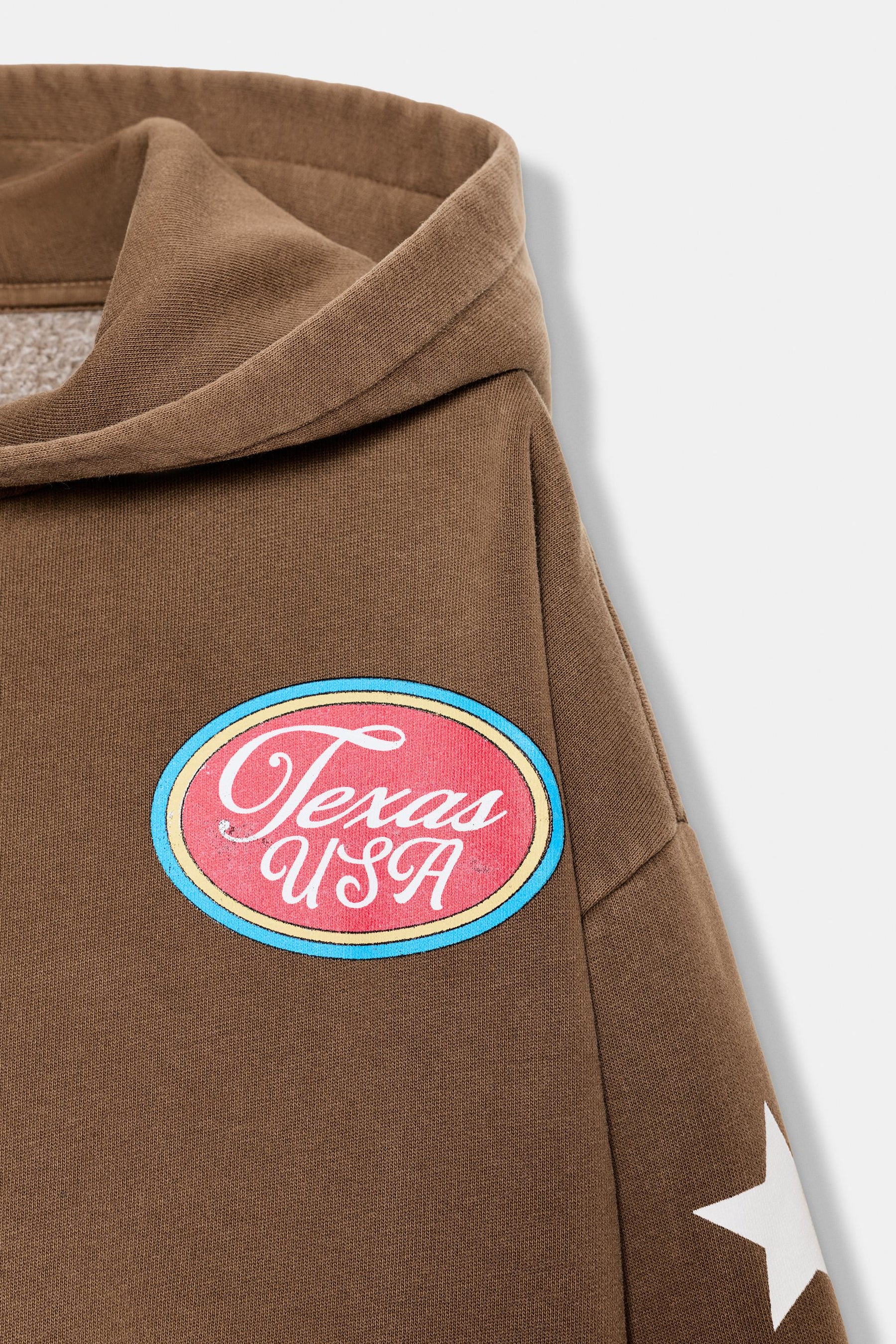 SLOGAN PRINT HOODIE