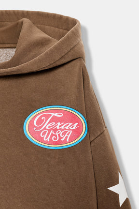 SLOGAN PRINT HOODIE