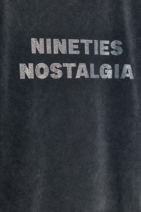 Washed Slogan Shirt