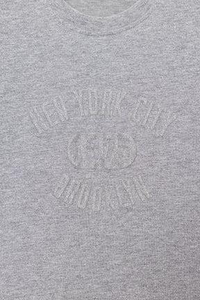 SHIMMER TEXT T-SHIRT