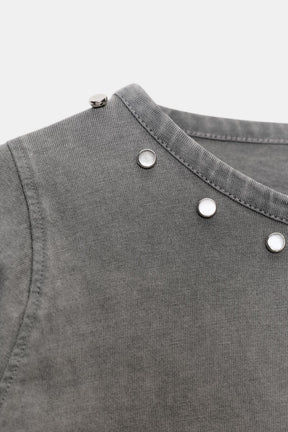 Studded Faded T-Shirt