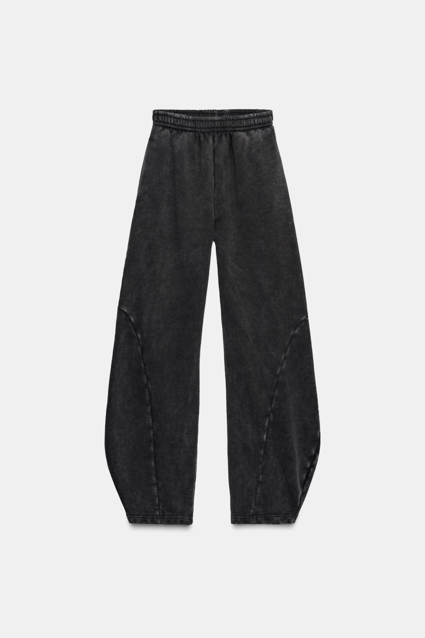WASHED CARROT TROUSERS