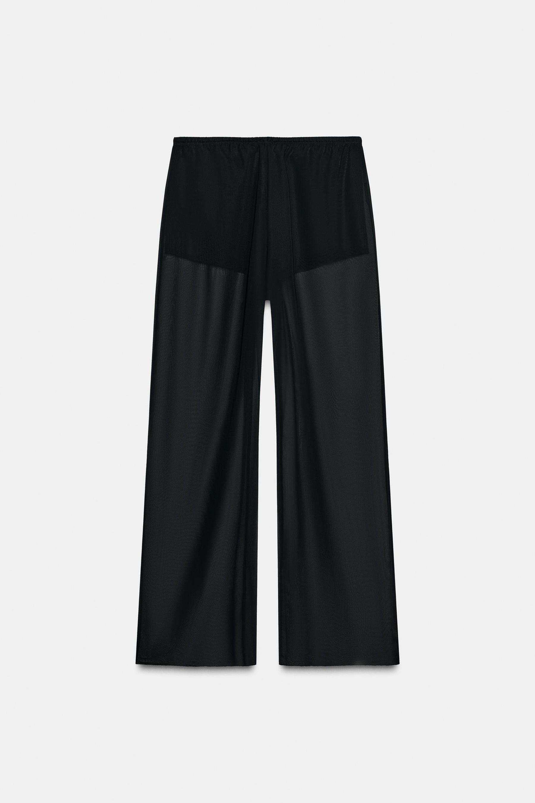 Semi-Sheer Flowing Trousers