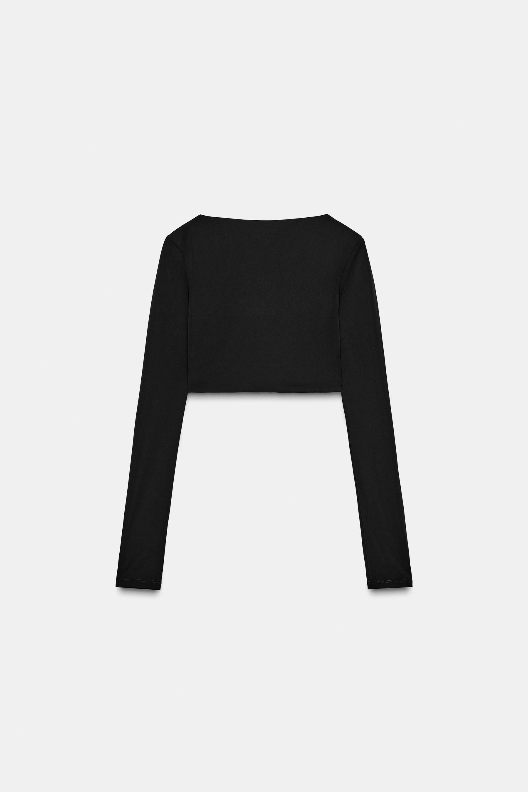 Crepe Crop Top