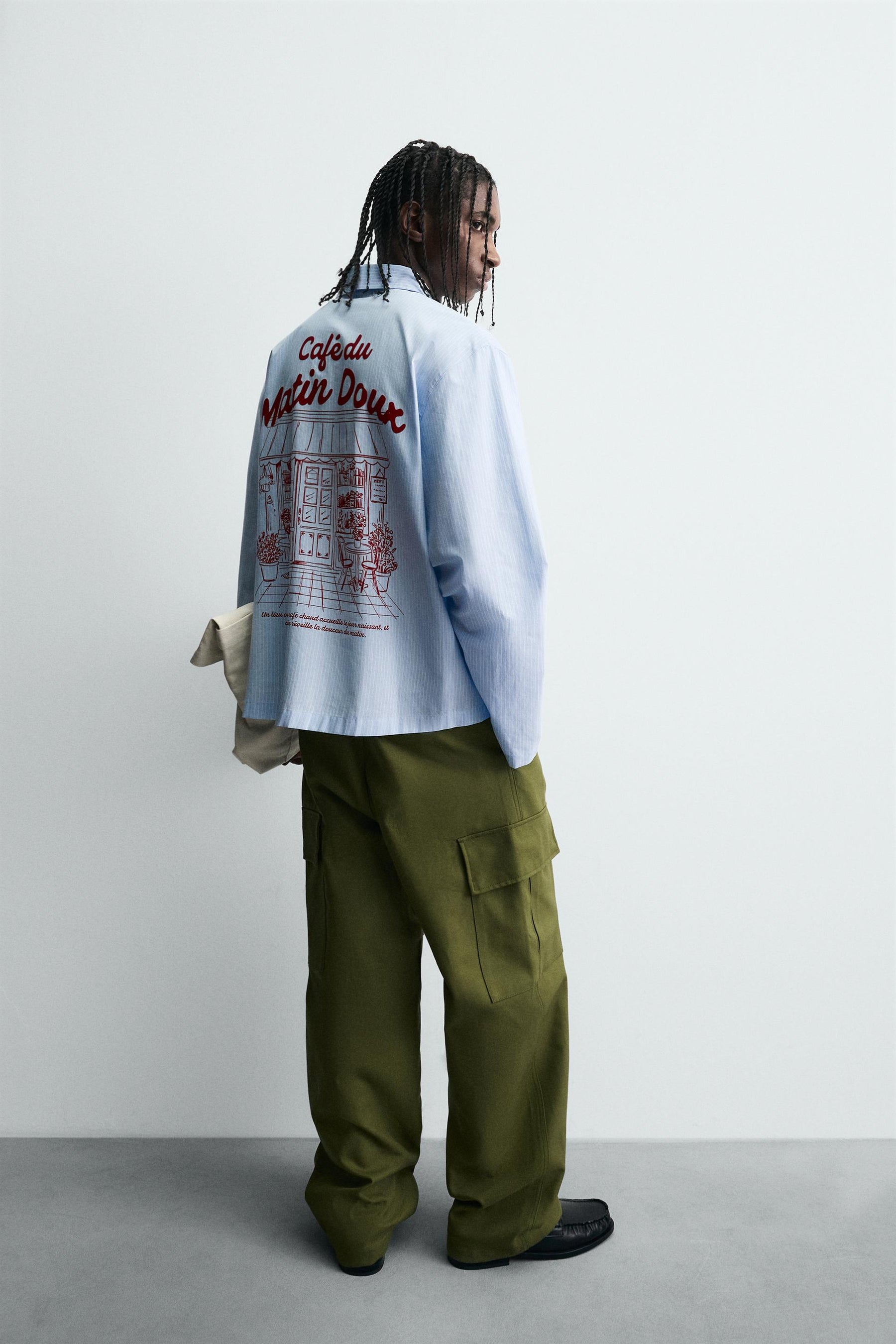 GRAPHIC STRIPED SHIRT - Image 7