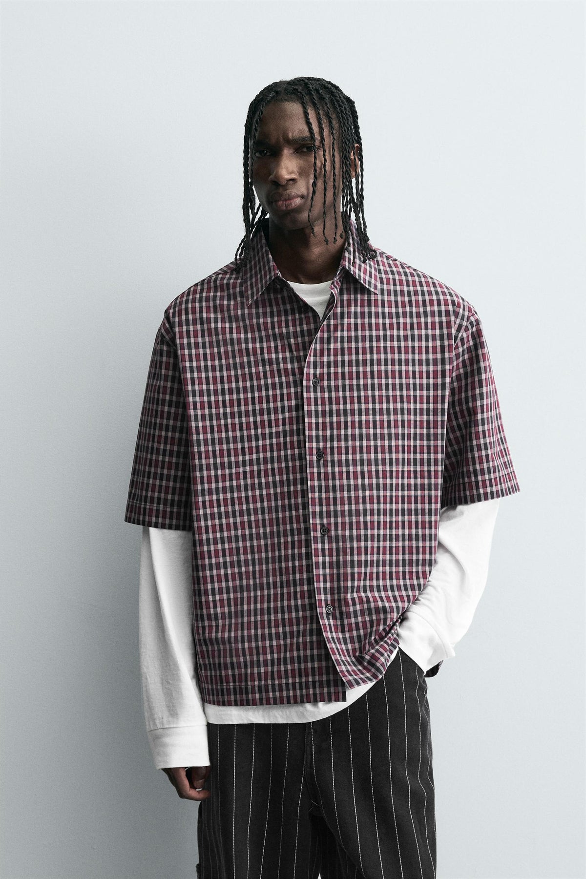 EMBROIDERED CHECK SHIRT - Image 2
