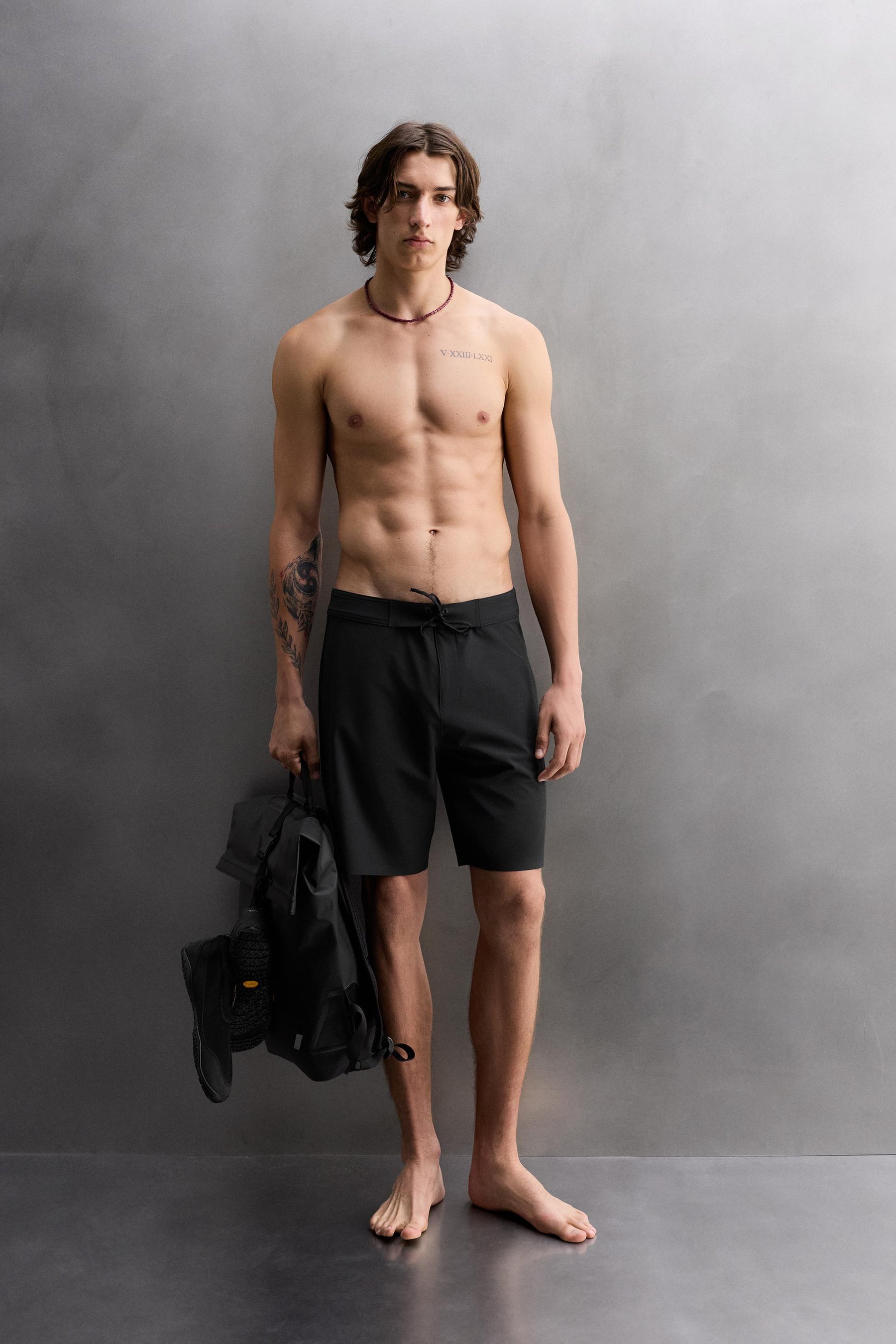 SURF BOARD SHORTS WITH POCKET - Image 1
