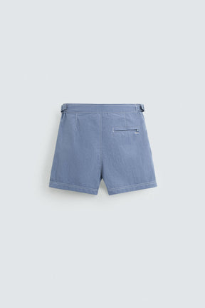CONTRAST WASH MID-LENGTH SWIMMING TRUNKS - Image 2