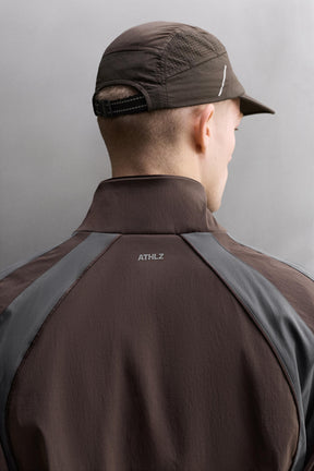 Fußballjacke mit Farbblock-Design