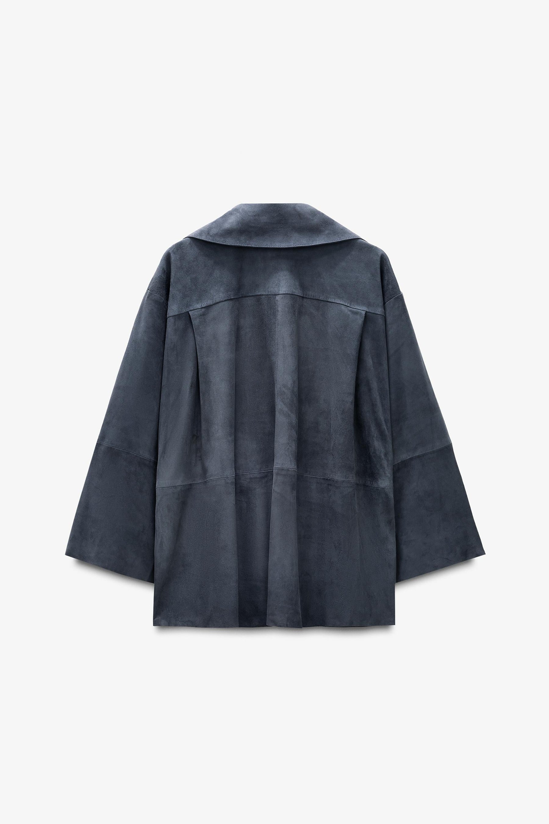 Suede Leather Pocket Shirt