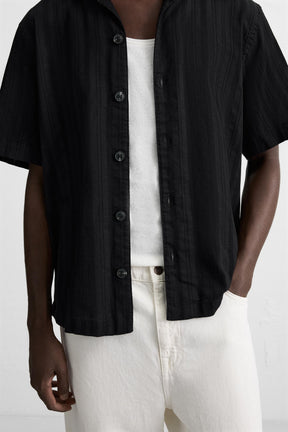 STRIPED JACQUARD SHIRT - Image 6