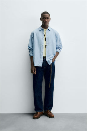 LIGHTWEIGHT DENIM SHIRT - Image 1