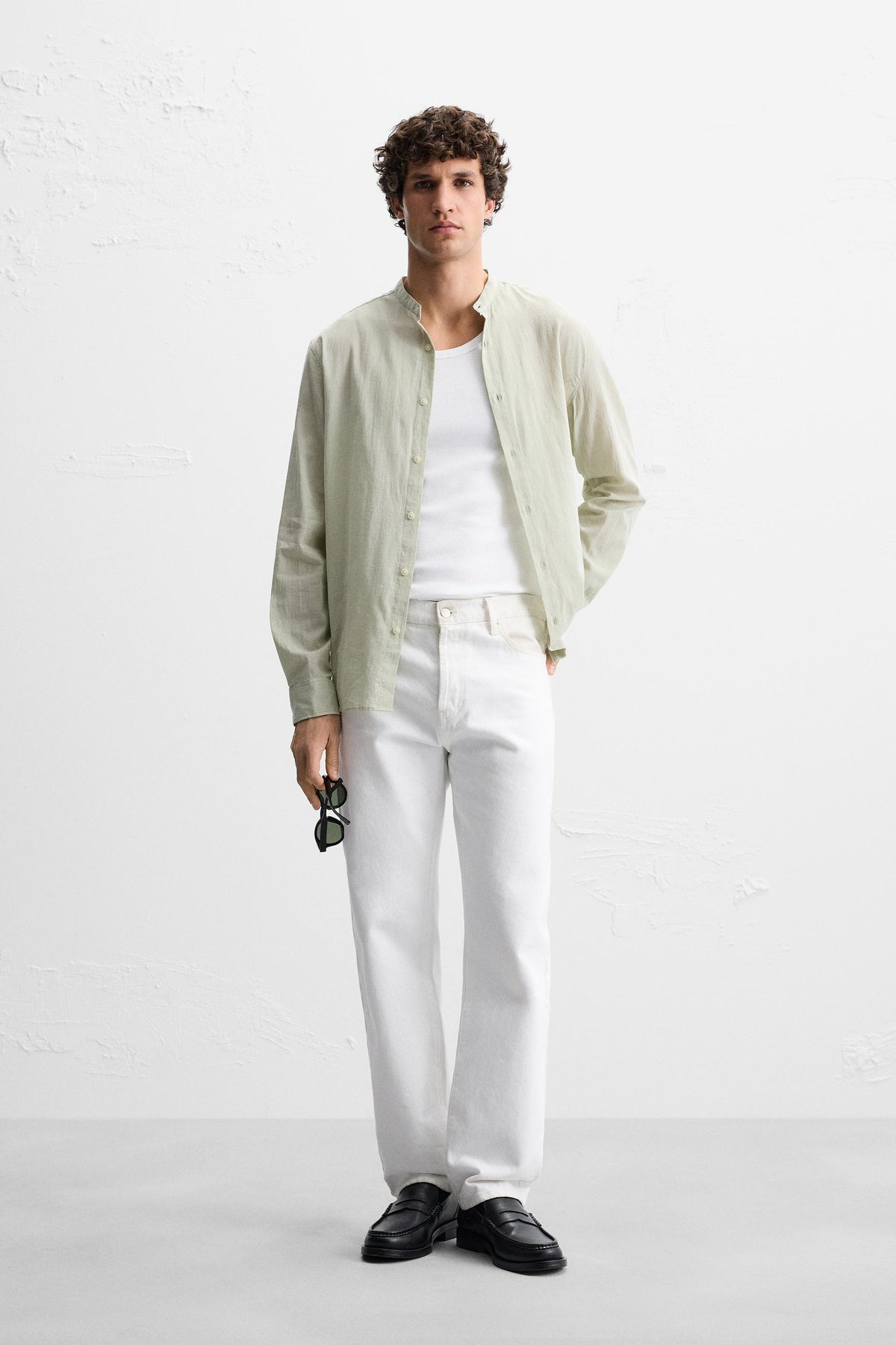 CREASED-EFFECT SHIRT - Image 1