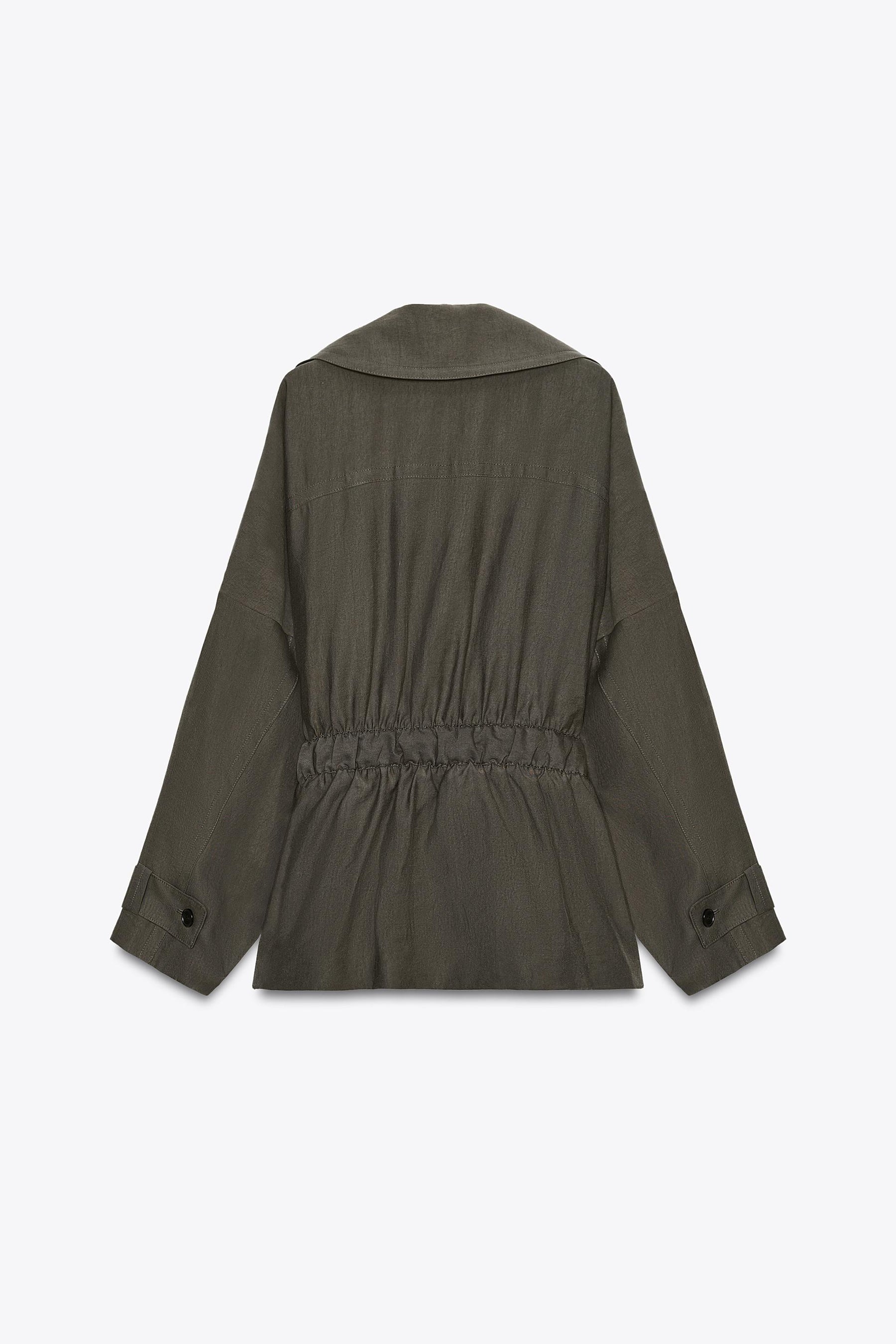 Belted flowing jacket