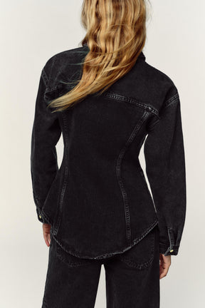 Fitted Denim Shirt